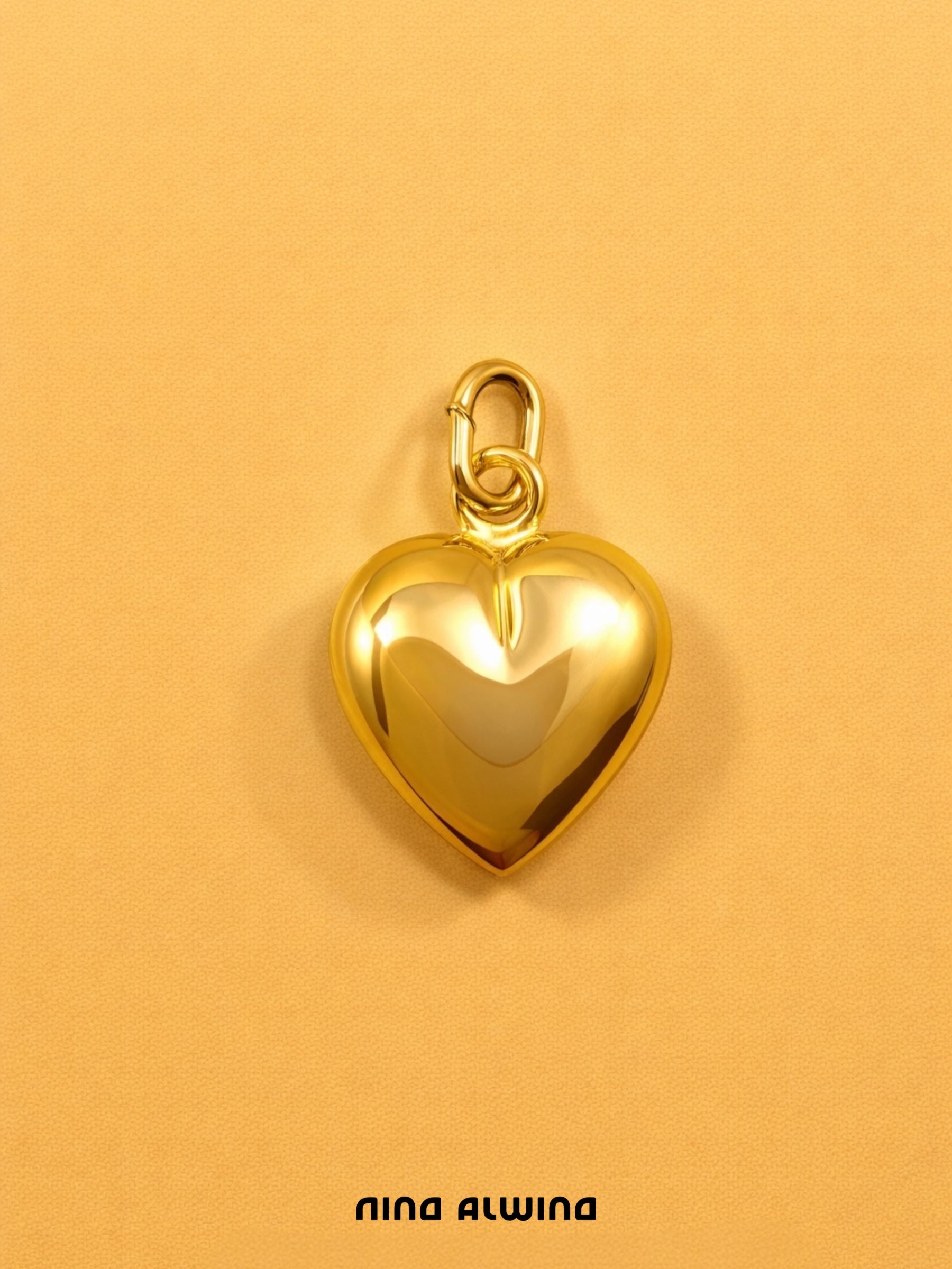 #332 8k Anhänger Herz - 2,5cm