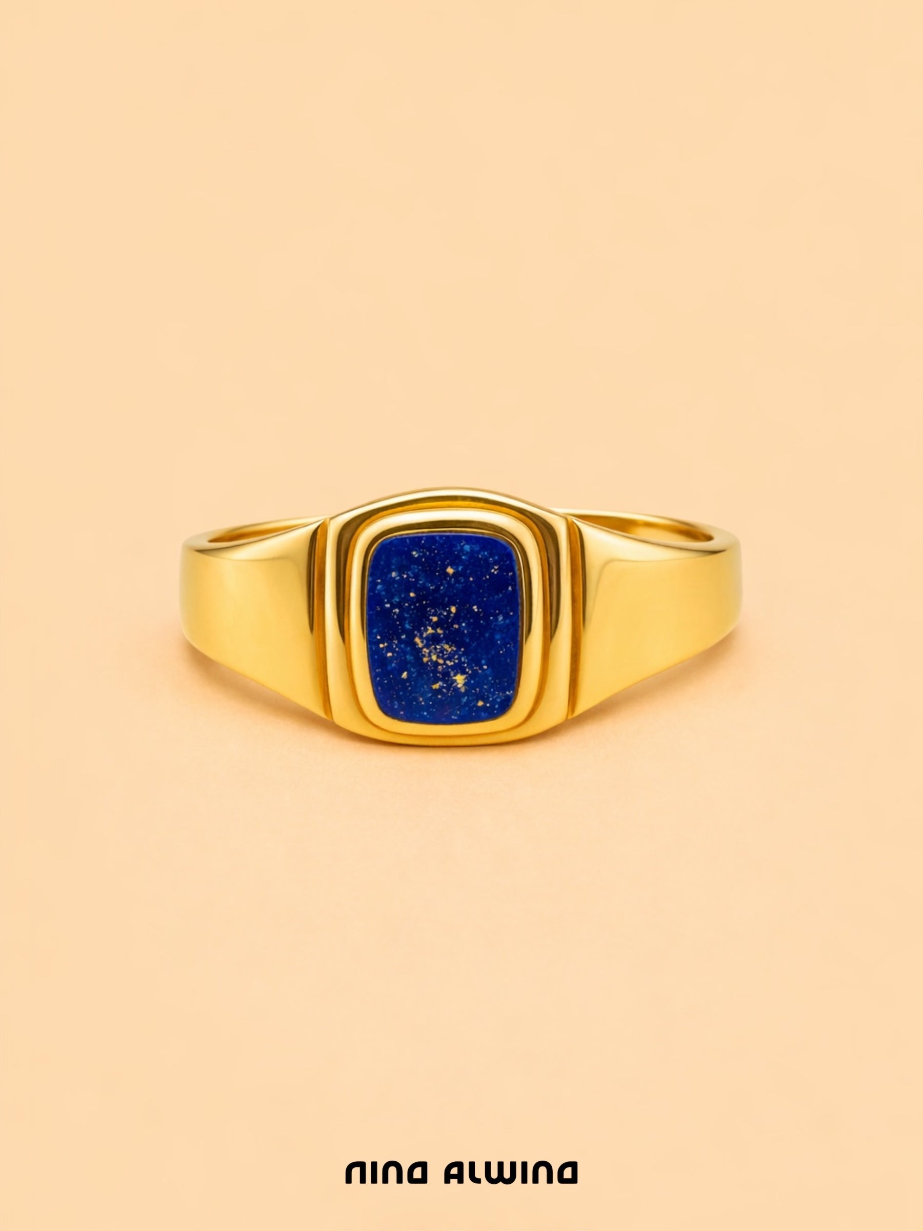 #615 8k Ring mit Lapislazuli - RG 54