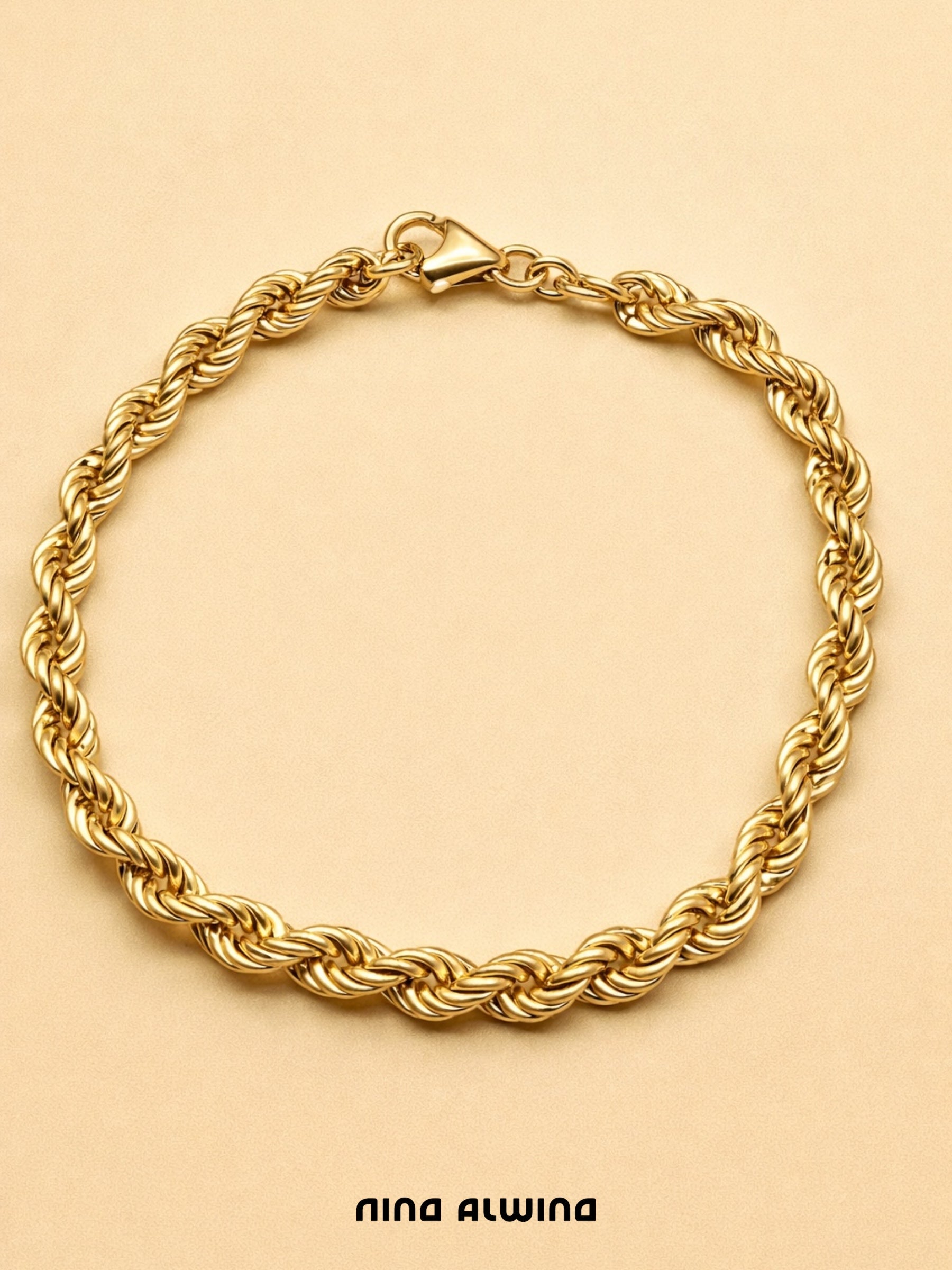 #639 Massives 8k Armband - 19cm