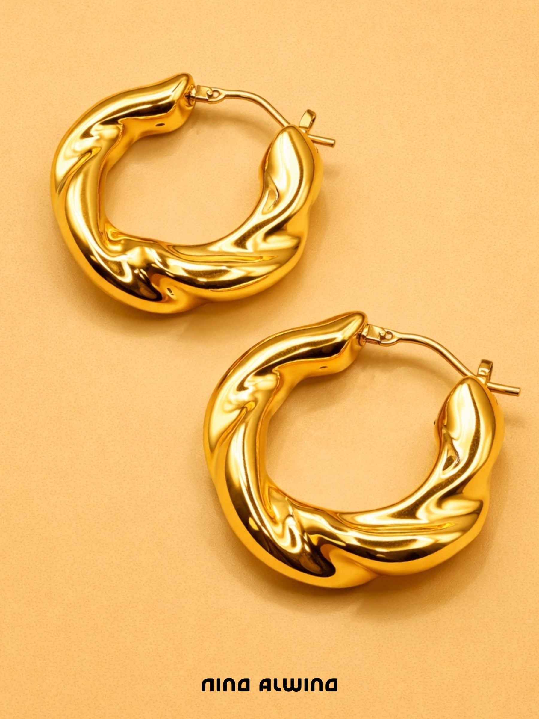 #835 18k Creole - 2.7cm