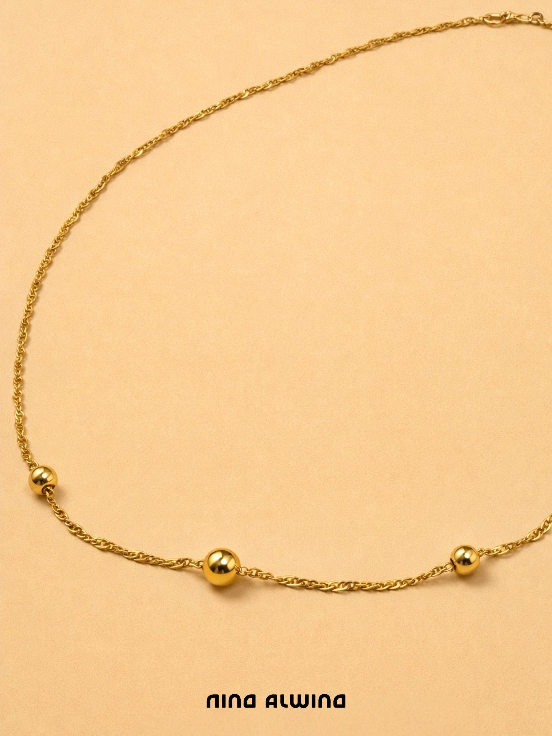 #837 8k Kordelkette - 42cm