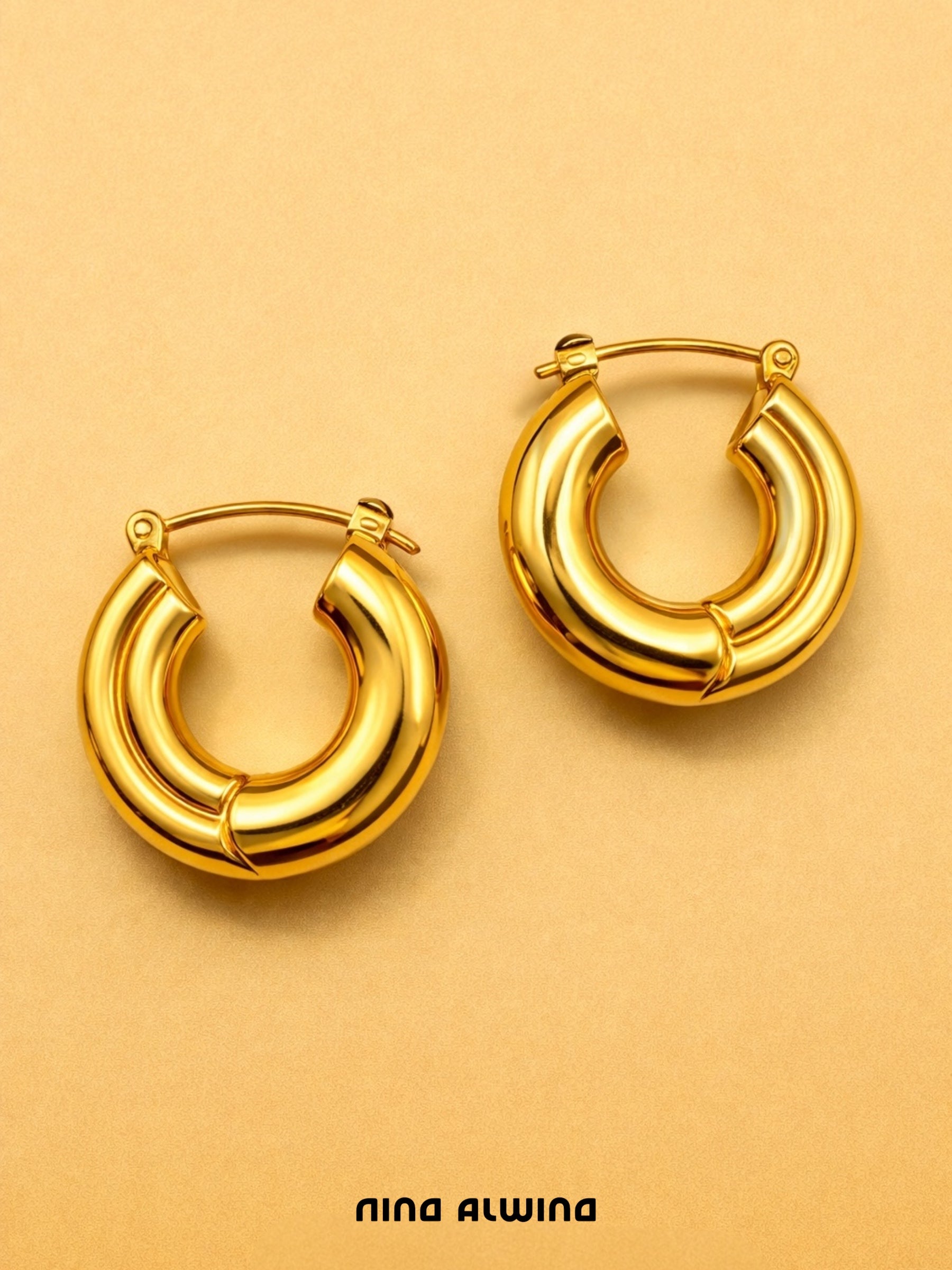 #846 8k Ohrringe -2.2cm