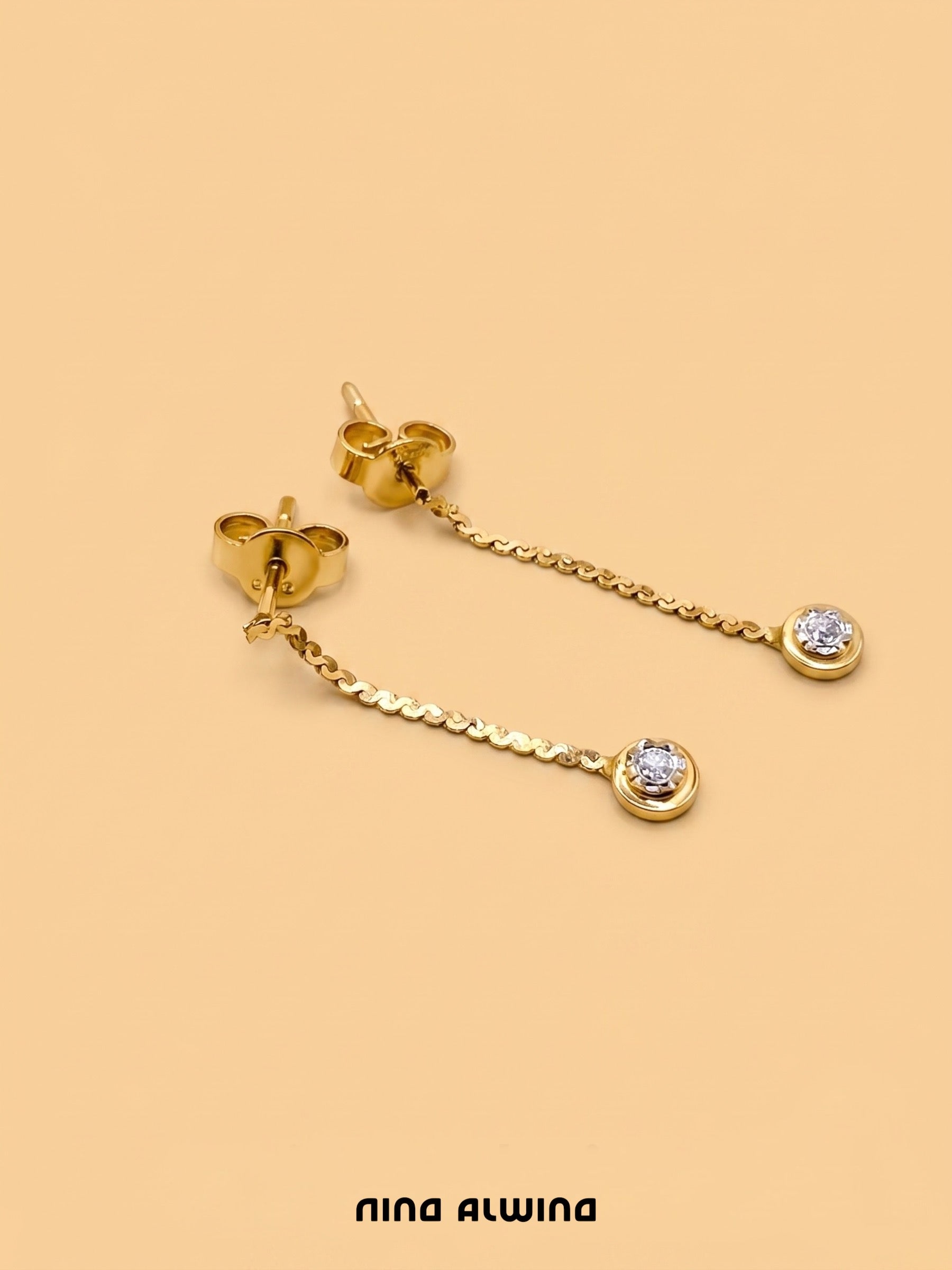 #1201 14k Hoop Earrings - 2cm