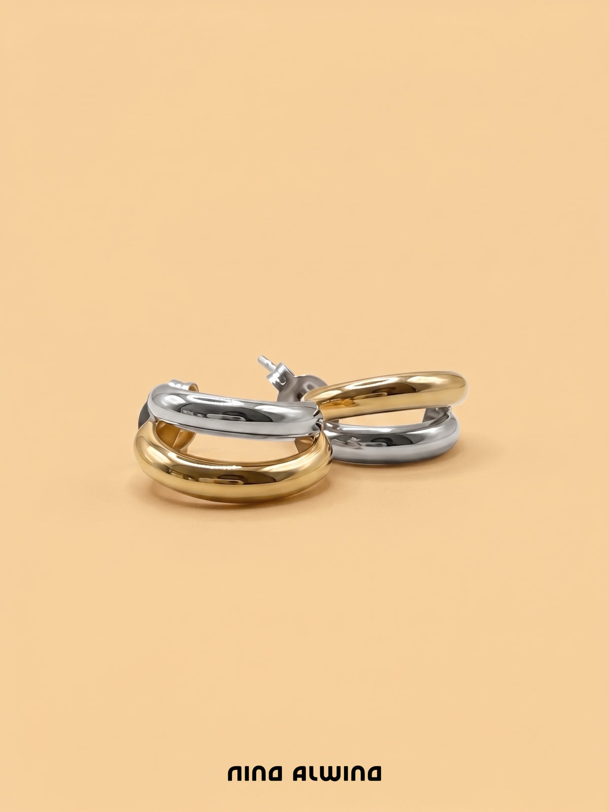 #1201 14k Hoop Earrings - 2cm