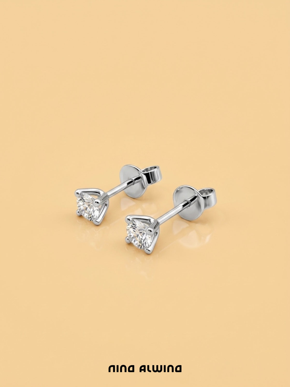 #1338 14k Ohrringe Diamant - 0.4ct