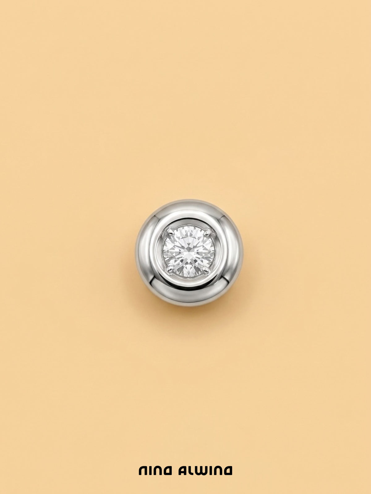 #1339 14k Anhänger Diamant - 0.1ct